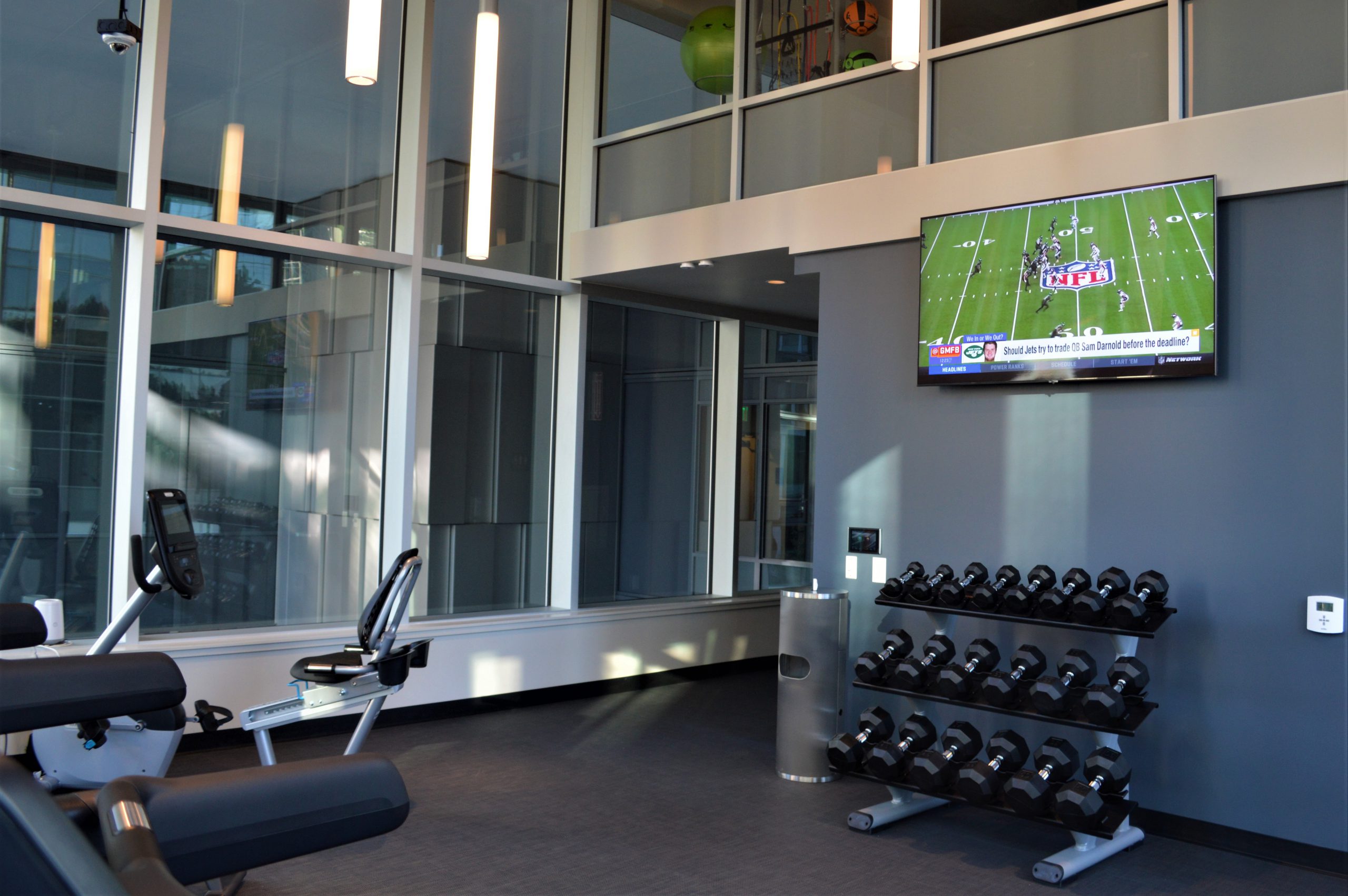 Project 888 Gym Screen and Camera